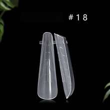 48pcs Dual Forms Tips 12 Shapes 12sizes Nail Mold For Poly UV Quick Building Gel Full Cover Tips Nail Extension Forms Manicure Tools - Clear - View 15