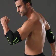 1pc Elbow Compression Sleeve, Arm Sleeve, Elbow Support Brace, Unisex, Suitable For Weightlifting, Fitness, Golf, Exercise, Sports