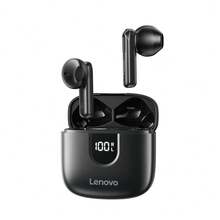 Auriculares inalámbricos Bluetooth Lenovo EA120 negros con sonido panorámico de 360°, escucha estéreo, V5.4, conexión flash, Bluetooth, batería de larga duración, embalaje chino. - Negro - Ver 1