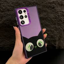 Cartoon Cat Pattern Case For Samsung Galaxy S25 S24 Ultra S22 S23 S21 Plus S20 FE A55 A35 A54 A16 A15, Slim Matte PC Case.Christmas Accessories. - PurpleMT - Xem 13
