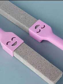 1/2/4PCS Pumice Cleaning Stone Toilet Bowl Cleaner With Replaceable Handles, Powerful Stain Remover, Removes Stains, Hard Water, Rust For Kitchen, Toilet, Living Room, Dining Room - Pink - View 11