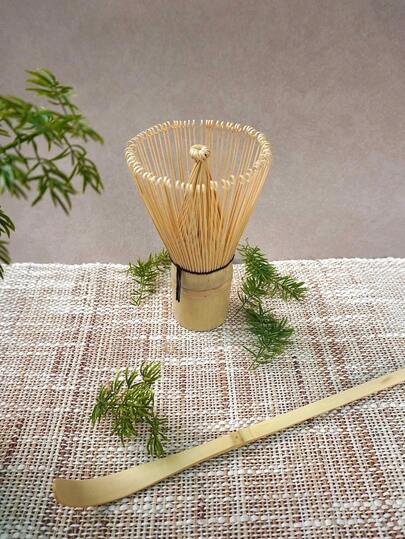 2pcs Authentic Bamboo Matcha Whisk, Easy To Use And Clean - Traditional Japanese Handmade Matcha Whisk, Specially Designed For Matcha Lovers