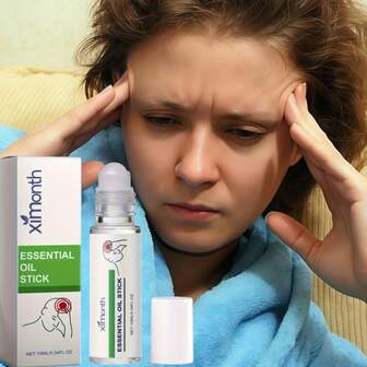 10毫升植物香氛滚珠喷雾 - 便携式草本香氛滚珠，适合居家、办公或旅行日常使用，清新淡雅，质地轻盈保湿，不粘腻 - 完美的节日礼物