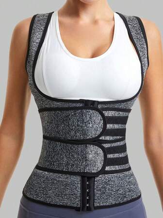 1 pieza Faja deportiva para mujer, faja de compresión y soporte para la parte baja de la espalda, para ejercicio, yoga y fitness