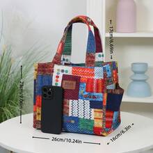 DLIU 1 pièce Grand sac à lunch isotherme, sac fourre-tout avec poches pour bouteille d'eau, fermeture éclair, convient pour le travail, l'école, les courses, les activités de plein air, l'utilisation quotidienne. Sac isotherme imperméable pour femmes, hommes, pique-nique, rentrée scolaire