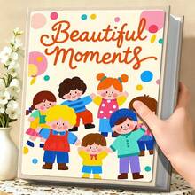 1pc 200-Pocket Velvet Photo Album, 6 Inch 4x6 Large Capacity, Suitable For Family, Wedding, Anniversary, Travel, Graduation, Ideal Gift