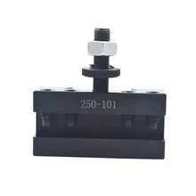 1 Pcs AXA Tool Post 250-101 Wedge Type Quick Change Tool Post Lathe Swing - Black - View 10