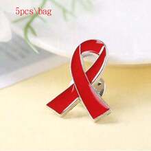 10 件乳腺癌宣传丝带别针徽章 - 银背合金胸针，适用于健康慈善活动、筹款、宣传活动和个人支持 - 展示您的团结和同情心，可作为衣服配饰别针、包包饰品、学校办公室配饰、衬衫夹克珠宝、圣诞节万圣节衣服别针、有趣可爱的教师礼物 - 胸針 - 查看 27