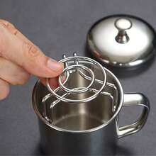 Mini Steamer Rack, Small Stainless Steel, Tall And Short Legs, For Electric Kettles, Cups, And Small Household Pots. - Silver - View 4