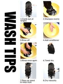 Claw Clip On Ponytail Extensions 24 Inch Long Water Wave Hair Heat Resistant Fiber Synthetic Hairpiece For Women Girls Party Daily Use - Multicolor - View 9