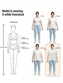 Minimalist Design Women Loose Fit Long Sleeve Pullover Hoodie, Suitable Autumn, Winter, Spring, Halloween Costume, Casual Outerwear, Black, Fashion, Women Sweatshirt - 白色 - 查看 10