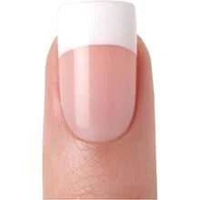 Uñas Postizas Acrilicas Punta Frances Cuadrada Corta  PEGAMENTO ROSA Y LIMA INCLUIDO Uñas flexibles y ajustables obten tu mani en solo minutos - Fiebre del azúcar - Ver 5