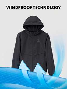 CAMEL CROWN Women's Soft Shell Boxing Jacket, Autumn/Winter Sports Jacket, Waterproof Windproof Fleece Jacket - Phantom Black - View 3