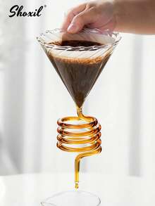 shoxil 1pc Spiral Coffee Filter Dripper, 1-4 Cup Capacity, Creative Spiral Cooling Coffee Filter Cup, Suitable For Office Or Home, Coffee Brewing Funnel, Home Coffee Maker Accessories - Coffee Filter - View 10