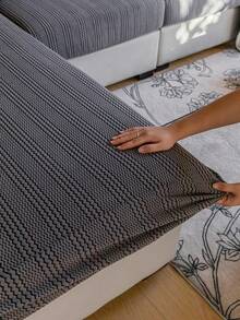 1pc Premium Luxury Soft Sofa Slipcover, Stays Firmly In Place Without Falling Off Or Deforming, High Elasticity Soft Plush Fabric, Pet-Friendly, Machine Washable