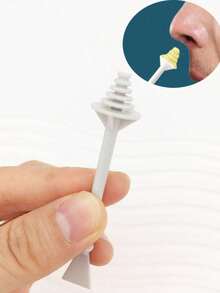 20/8 pièces Épilateur à cire et à poils de nez 2-en-1, bâtonnet applicateur de cire multifonction - Blanc - Voir 9