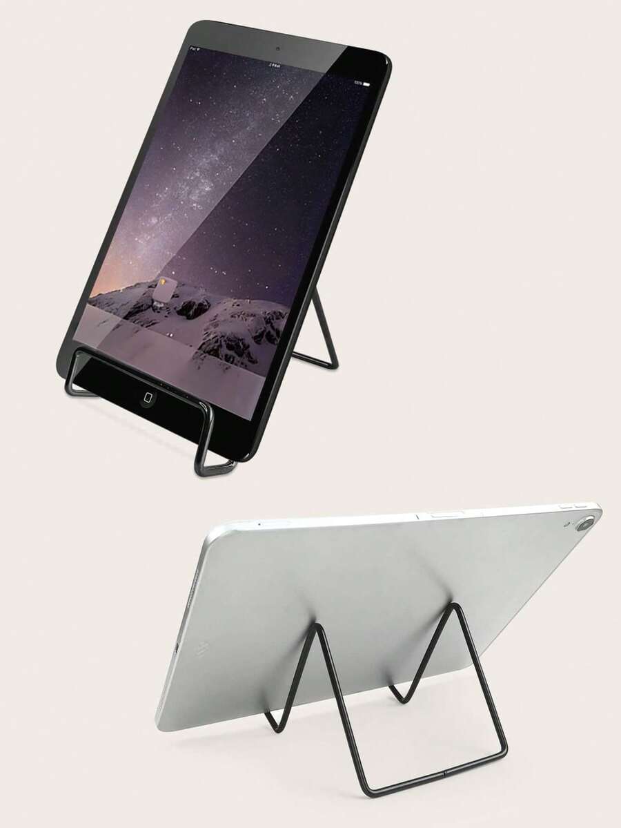 Minimalist Desktop Tablet Holder - Black - View 1