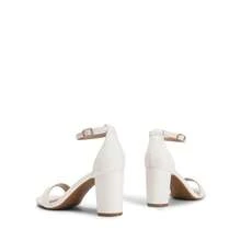 Women Heeled Sandals - White - View 7