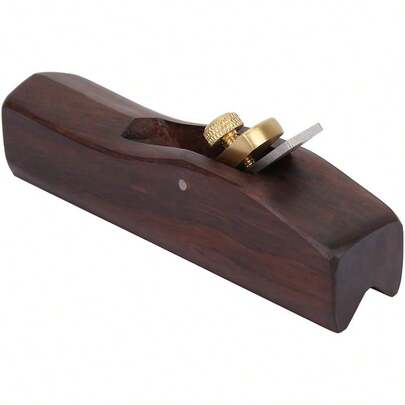 Cepillo de mano, cepillo de alisado,cepillo de madera manual carpintero de madera herramienta de artesanía en madera plano de carpintería para carpintería, cepillado de madera, herramient(120 mm)