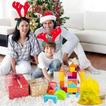 zxr Juguete Bloques de Construcción 40 Piezas Bloques Apilables Diferentes Formas - Juguetes Educativos Actividad y Desarrollo Temprano - Juguetes STEM Creativos Regalo para Niños y Niñas Regalos Navidad121 - como en la foto - Ver 6