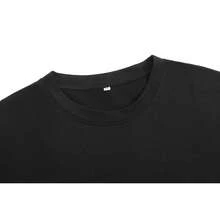 Men's Black Crew Neck Sweatshirt With Spiderweb Design And 'spiders' Text - Tattoo - Black Wristwatch - Beige Pants, Dark Horizontal - Lined Background, Casual Streetwear Pullover Classic Men's Crew Neck Sweatshirt Soft Comfortable Daily Wear - 黑色 - 查看 3