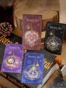 1pc Wind, Flower, Snow, Moon, Flower, Moon, Irregular Metal Hollow-Out Reading Marker, Three-Dimensional Pattern Bookmark, Stationery Supplies, Multi-Design Fantasy Gift, Birthday, Writer, Teacher, Friend, Reading Club, Book Lover, Reader, Office, Home, Classroom, Bookmark