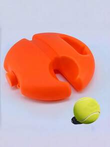 1pc Tennis Trainer - Outdoor Single Base - Durable Training Tool - High Elasticity - Wear-Resistant Tennis Rope - Adult Training Equipment
