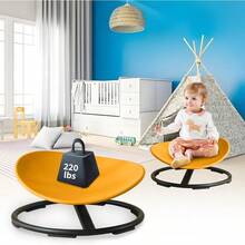 Gaming ChairsJUHANI Silla Giratoria Infantil Silla Giratoria Sensorial para s con Autismo y TDAH Silla giratoria Sensorial Antideslizante para Sentarse y Entrenar la Coordinación Corporal Naranja - naranja - Ver 2