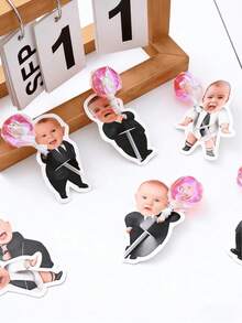 10/25/50/100/150 chiếc, Giấy ảnh hình dạng bất thường được cá nhân hóa, Thiệp chèn tùy chỉnh cho Bé/Sếp - Thiết kế tùy chỉnh, Phù hợp cho mọi loại tiệc tùng, họp mặt và lễ kỷ niệm, Bộ quà tặng tiệc trẻ em, Thiệp tùy chỉnh, Thiệp chèn hình kẹo mút, Quà tặng kẹo, Lý tưởng cho quà sinh nhật, quà Ngày Valentine, quà tặng phù dâu, quà Giáng sinh, trang trí Giáng sinh, quà Lễ Tạ ơn, quà Năm mới và trang trí tiệc. - Phong cách nhiều màu 6 - Xem 5