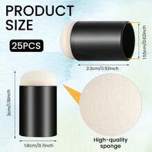 36PCS Sponge Daubers With Storage Case - Applicator For Stenciling, Sponging, And Detailed Effects - Multicolor - View 2