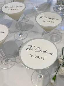 Custom Photo Birthday EDIBLE Wafer Drink Topper, Cocktail Topper, Custom Edible Drink Topper, Birthday Party Drink Toppers, Drink Toppers - Glutinous Rice Paper - View 5