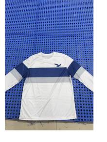 男士圆领长袖T恤，时尚街头风透气T恤，休闲舒适上衣，春夏度假休闲男装，绝佳礼物