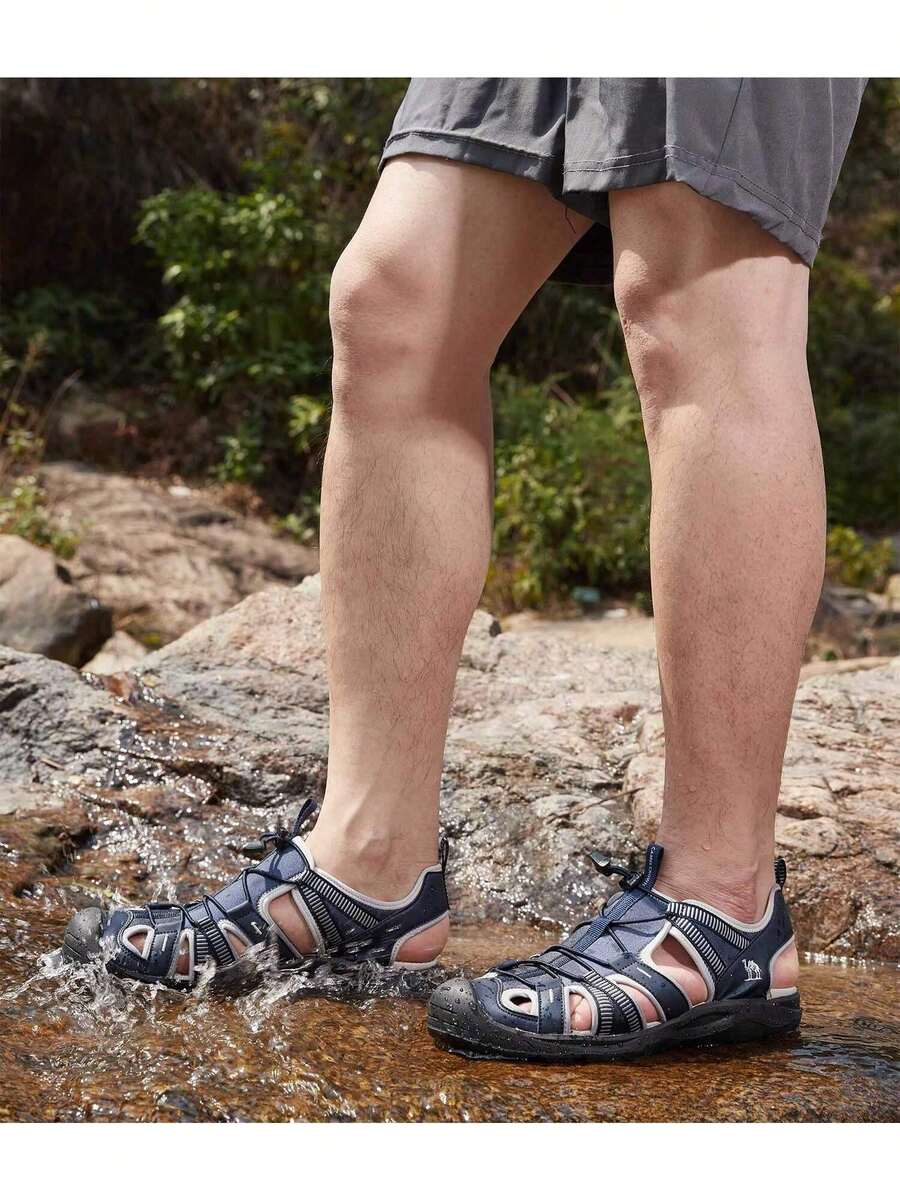 CAMEL CROWN Men's Waterproof Hiking Sandals, Closed-Toe Water Sandals, Sports Sandals, Summer Sandals, Beach Sandals, Outdoor Casual Sandals