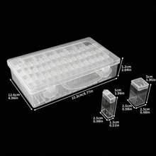 钻石画收纳盒，便携式珠子收纳整理盒，32/48/64格钻石画配件（收纳盒） - 白色 - 查看 18