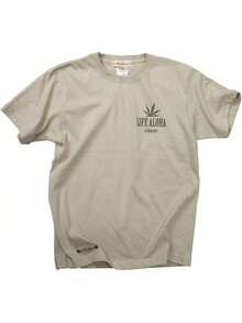 [Inco Com] One-Piece T-Shirt With Life Aloha Pattern On The Back - 白色 - 查看 10