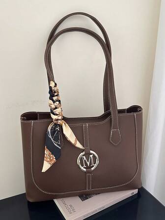 复古优雅女士手提包，大容量单肩包，百搭实用，适合2025年冬季