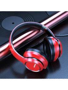 Lenovo HD200 Bluetooth Earphones Over-ear Foldable Computer Wireless Headphones Noise Cancellation HIFI Stereo Gaming Headset - 黑色 - 查看 2