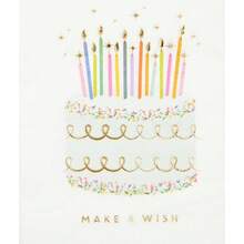 TW8 - 25509 - Servilletas desechables para cena y toallas de bao para invitados para fiestas de cumpleaos, 4.2x. 8 pulgadas, multicolo 16 piezas - Multicolor - Ver 7