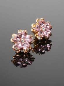 2 piezas Conjunto de botones con flor de cristal en forma de corazón, accesorios decorativos para puños de camisa, broches de solapa florales elegantes y lujosos, broches de botón sin costura, accesorios de moda para ropa, adecuados para bodas, fiestas, negocios, regalos de cumpleaños, regalos navideños DIY - A - Ver 14