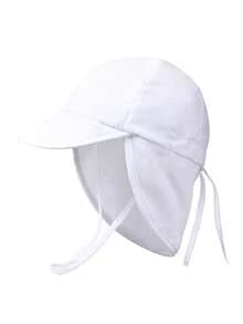 1顶婴儿遮阳帽，UPF 50+，带防晒颈部护片，防紫外线，适合幼儿和婴儿，男女通用 - 1PC - 查看 19