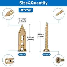 MEFENY Anchors - 金色 - 查看 2