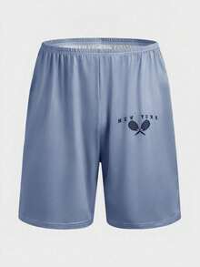 2 pièces/Set Pyjama décontracté ample à carreaux pour hommes grande taille, avec t-shirt à manches courtes et short. Convient pour le printemps/été