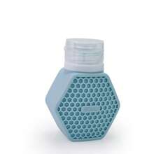 Nueva botella dispensadora de silicona para viaje, botella vacía de almacenamiento de loción de maquillaje para exteriores - Rosa - Ver 5