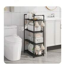 1 chiếc kệ đứng để bàn 1-5 tầng, giá đựng gia vị nhà bếp, kệ đựng đồ gia dụng. - Nhiều màu - Xem 2