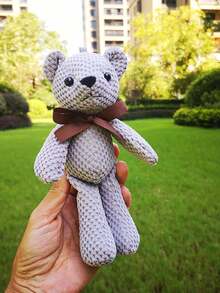 1 件熊毛绒玩具娃娃可爱卡通填充动物包吊坠装饰派对装饰生日礼物、家居装饰泰迪熊、熊、泰迪熊、泰迪熊、泰迪熊、熊、幼儿玩具、呼吸熊、泰迪熊托儿所、泰迪熊、泰迪熊、熊