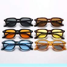 时尚男士复古方形镜框眼镜 办公工作眼镜 电脑眼镜