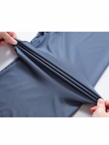 5件/套 男士速干跑步T恤，透气徒步钓鱼T恤，柔软弹力户外运动短袖衫，夏季 - 彩色 - 查看 6