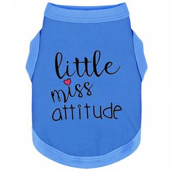 Pequeña señorita adorable - Chaleco de verano para perros pequeños, ropa de mascota, camiseta