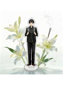 1个6厘米动漫“香花”亚克力立牌模型，原创桌面展示品，万圣节礼物 - 彩色 - 查看 10