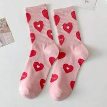 Set de 5 Piezas de Calcetas de Tobilleras Para Mujer, Estilo Casual Juvenil, Material Cómodo, Transpirable y Resistentes, Diseños Kawaii, Cute, Juvenil, Diferentes Modelos - Cute - Ver 3